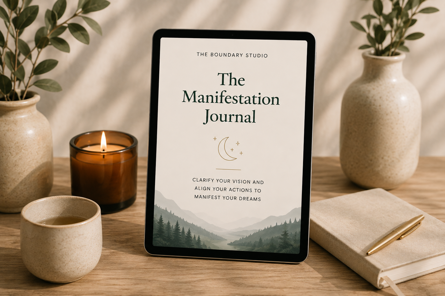 The Manifestation Journal by The Boundary Studio